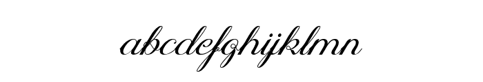 Ophlia Script Light Font LOWERCASE