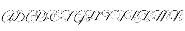 Ophlia Script Font UPPERCASE