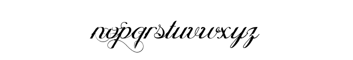 Ophlia Script Font LOWERCASE