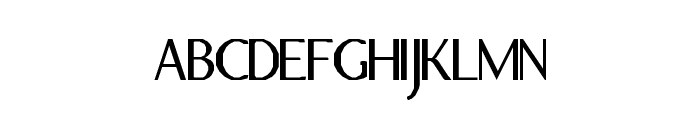 Opirus Semi-Serif Regular Font UPPERCASE