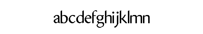 Opirus Semi-Serif Regular Font LOWERCASE