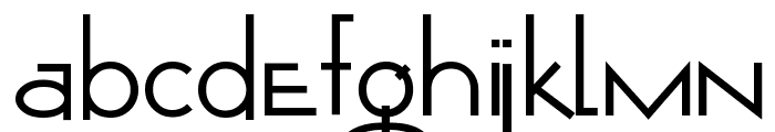 Opticon  One1 Font LOWERCASE