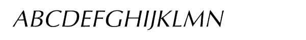 Optima® Pro Cyrillic Oblique Font UPPERCASE