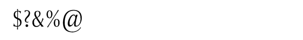 Optima novaÂ® Condensed Light Font OTHER CHARS