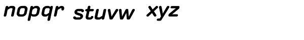 Orca Pro Bold Italic Font LOWERCASE