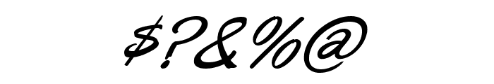 Oregano Italic Font OTHER CHARS