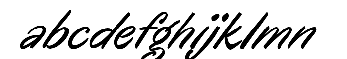 Oregano Italic Font LOWERCASE