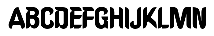 OregonDry-Plain Regular Font UPPERCASE