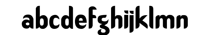 OregonDry-Plain Regular Font LOWERCASE