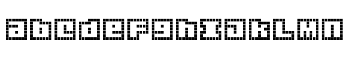 Origami Mommy Pixellated Font LOWERCASE