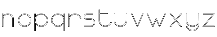 Ormont Outline Font LOWERCASE