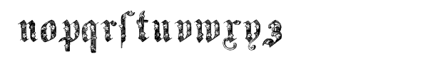Ornamental Riband Font UPPERCASE