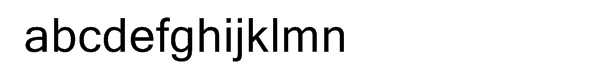 Ortem Font LOWERCASE