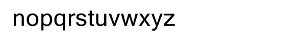Ortem Font LOWERCASE