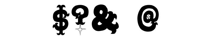 Oshare Black Font OTHER CHARS