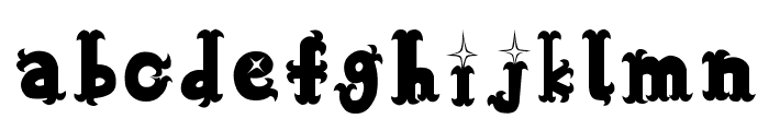 Oshare Black Font LOWERCASE
