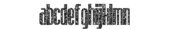 Osteo Corroded Font LOWERCASE