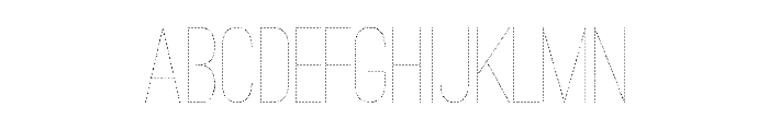 Ostrich Sans Dashed Medium Font LOWERCASE