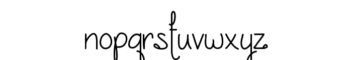 Our lil secret forever Font LOWERCASE