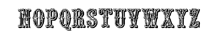 Outlaw Font UPPERCASE