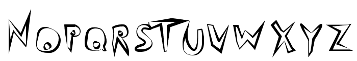 outback_outline Font LOWERCASE