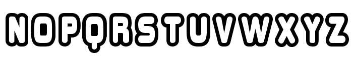 OverloadBurn-Regular Font UPPERCASE