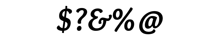 Overlock-BoldItalic Font OTHER CHARS