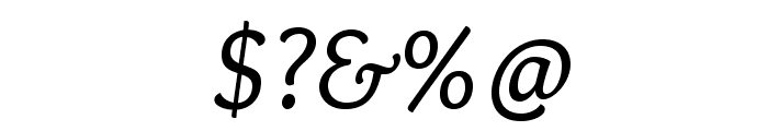 Overlock-Italic Font OTHER CHARS