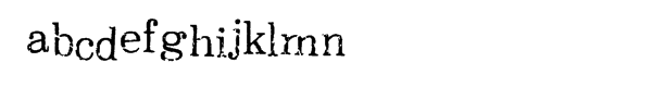 Oxeran™ Font LOWERCASE