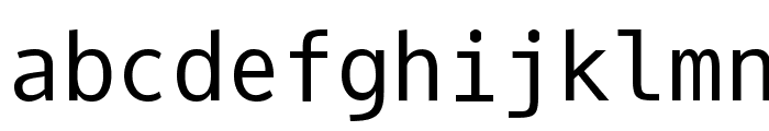 Oxygen Mono Font LOWERCASE