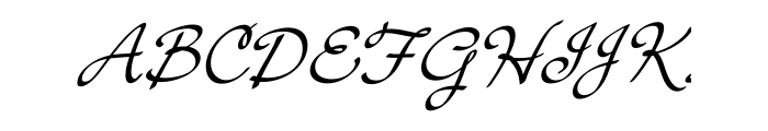 P22 Cruz Calligraphic Pro Font UPPERCASE