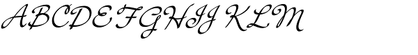 P22 Cruz Calligraphic Font UPPERCASE