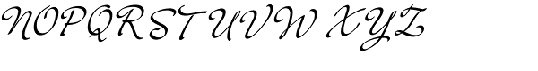 P22 Cruz Calligraphic Font UPPERCASE