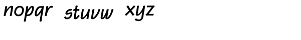 P22 Eaglefeather Bold Italic Font LOWERCASE