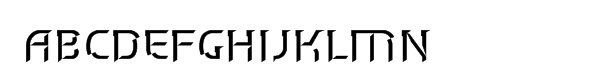 P22 Hedonic Chisel A Font LOWERCASE