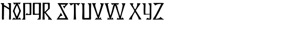 P22 Kells Square Font LOWERCASE