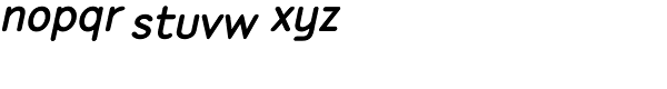P22 Speyside Bold Initials Italic Font LOWERCASE