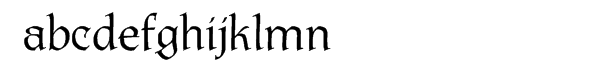 P22 Tyndale Font LOWERCASE