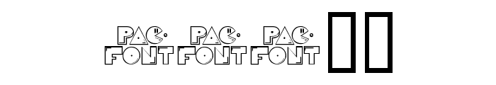 PacFont Font OTHER CHARS