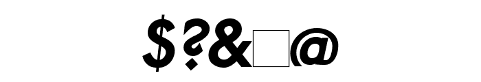 Paddington Bold Italic Font OTHER CHARS