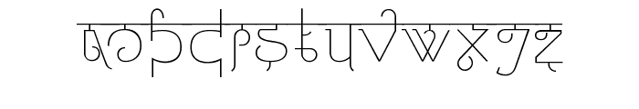 Padmashri Light Font LOWERCASE