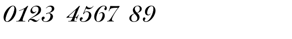 Paganini Italic Font OTHER CHARS