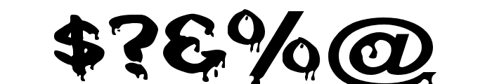 Paintdrips Font OTHER CHARS