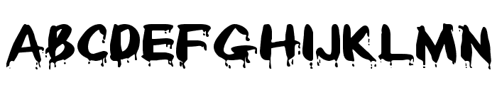 Paintdrips Font LOWERCASE