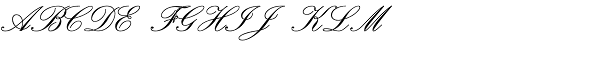 Palace Script MTStd-Semi Bold Font UPPERCASE