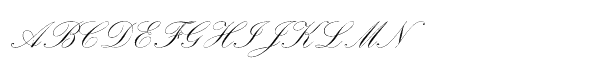Palace Script® Std Regular Font UPPERCASE