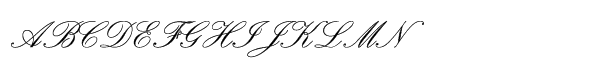 Palace Script® Std SemiBold Font UPPERCASE