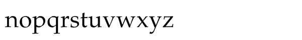 PalatinoÂ® Std Roman Font LOWERCASE