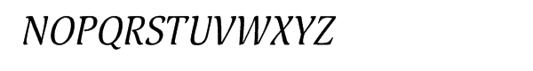 Pallada Cyrillic Italic Font UPPERCASE