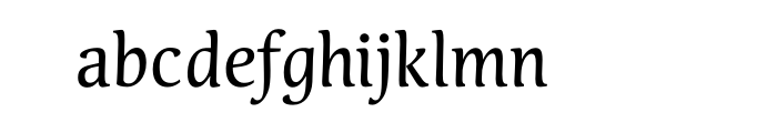 Pallada Regular Cyrillic OT Font LOWERCASE